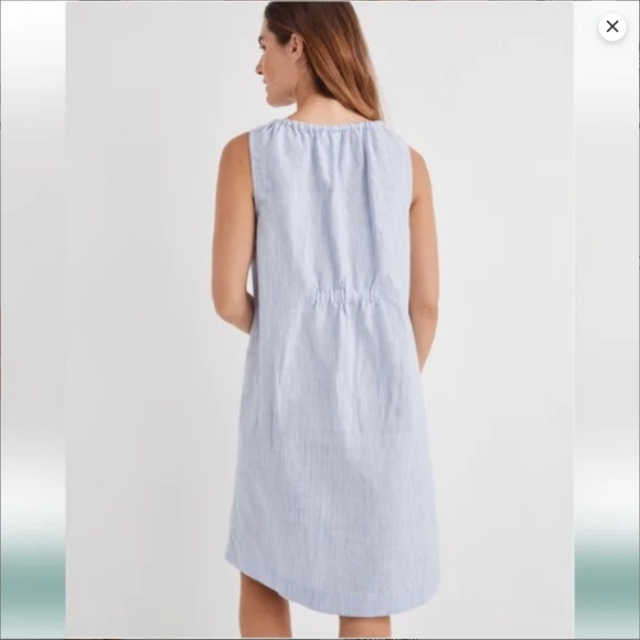 Haven Well Within Linen cotton pinstripe Sleep Dress - Picture 6 of 6